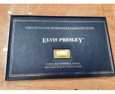 World - A box containing loose - mixed first day coin/stamp covers with silver issues noted and Elvis Presley with 'Graceland