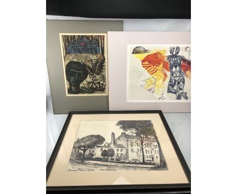 RUDOLPH HARADL VAN ROSSEM, etching with aquatint, signed artists proof, approx 30cm x 42cm, SWIETLAN NICHOLAS KRACZYNA, multi