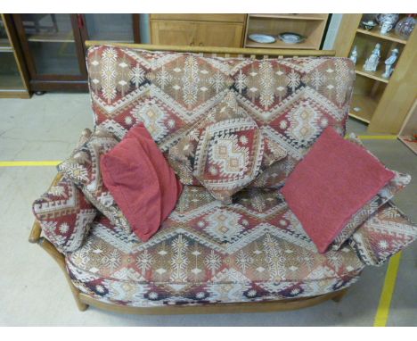 Ercol Renaissance cottage style suite in the Golden Dawn Finish, recently recovered by the Ercol factory. Consisting of a lar