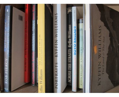 WELSH ARTIST BOOKS to include seven by Kyffin Williams, titles include The Light and The Dark, Portraits, The Land and The Se