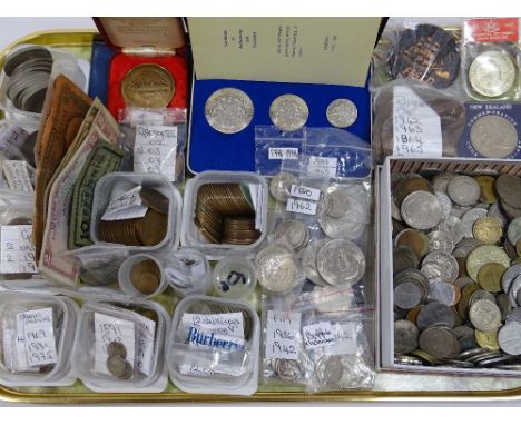 BRITISH, EUROPEAN &amp; CONTINENTAL COIN, Commemorative and Bank Note collection including a Johnson Matthey Metals Ltd, comm