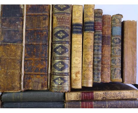 VINTAGE LEATHERBOUND BOOKS &amp; OTHERS, a small collection to include The Gentleman's Magazine January 1762, The Tattler, Vo