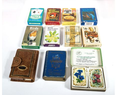 A collection of vintage playing cards