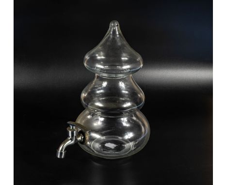 Vintage large glass water dispenser