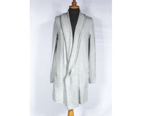 Ladies light grey cashmere jacket/cardigan size 12/14 (Medium)