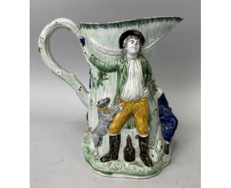 RICHARD MEIR ASTBURY: AN 18TH CENTURY 'FAIR HEBE' JUG, MARKED 'ASTBURY'25cm H