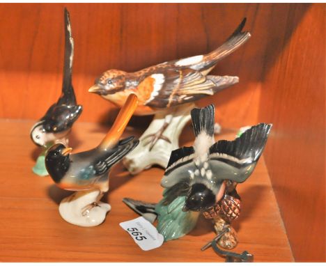 4 GOEBEL BIRDS