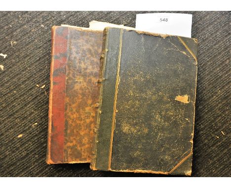 A MANUSCRIPT IN ENGLISH AND FRENCH, BOUND BUT LOOSE PAGES, 'SOUVENIRS' 1857 (AN EARLY AUTOGRAPH BOOK?) AND BOOK OF PLAYS ILLU