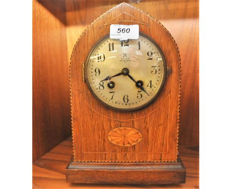 INLAID MANTLE CLOCK