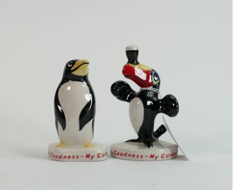 Two Carlton ware Guinness advertising figures: Largest 11cm (2) 