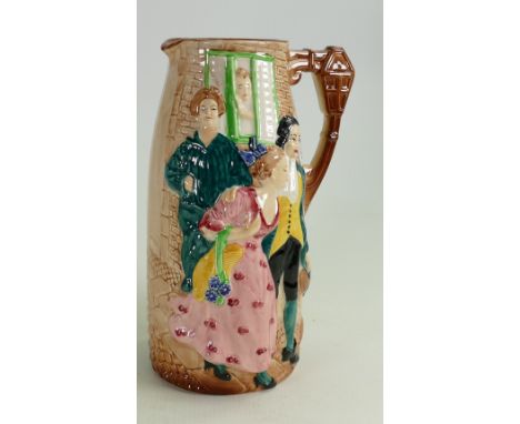 Burleigh Ware Sally in our Alley jug: illustrating that charming ever popular song by Carey. Height 25cm 