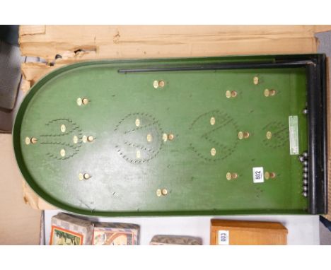 Boxed Corinthian 21s Bagatelle Vintage children's game: 