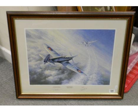 J. W Mitchell Limited edition Print: The High Fighter, 38 x 52cm 