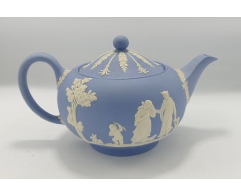 Wedgwood Seconds Teapot: height 13cm 