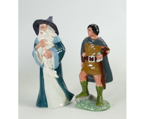 Two Un Marked Royal Doulton Lord of the Rings Figures: 