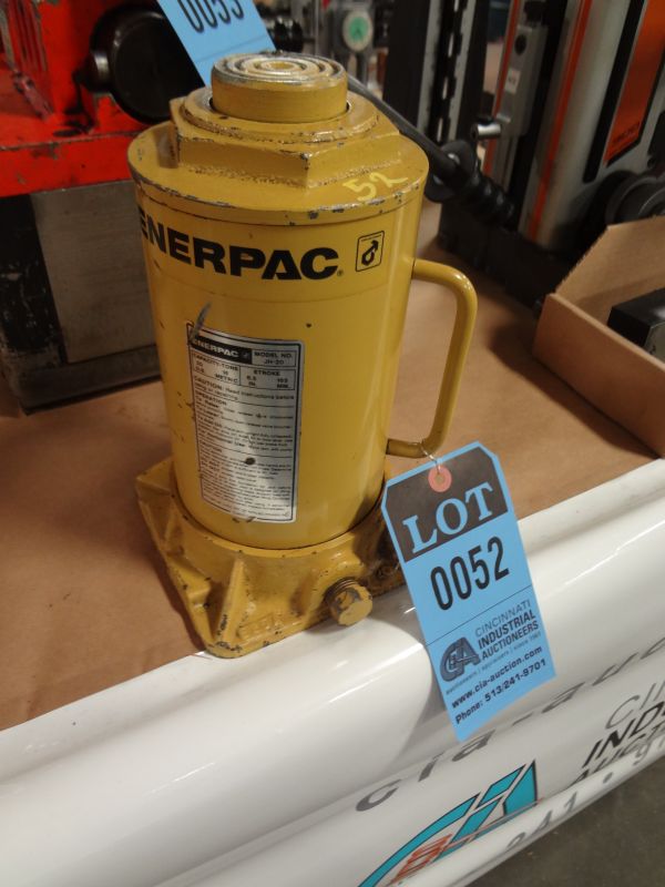 20 TON ENERPAC MODEL JH20 HYDRAULIC BOTTLE JACK