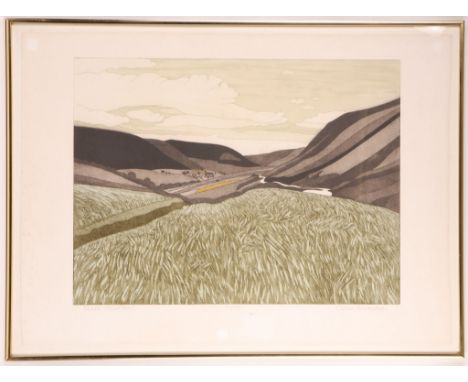 John Brunsden (1933 - 2014). Black Mountains, 21 of 150, colour lithograph, signed, titled and limited in margin in pencil, 4