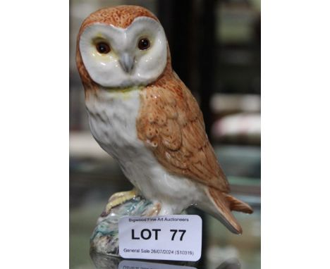 A Beswick ceramic Barn Owl, number 2026, 11cm high