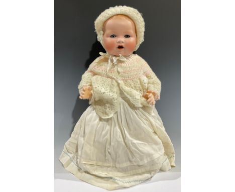 Toys &amp; Juvenalia - a large Armand &amp; Marseille (Germany) bisque head and painted composition bodied 'Dream Baby' doll,