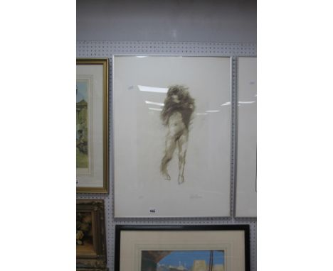 Ralph Brown, (1928 - 2013), 'Julie Dressing' c 1991, giclee print 6 of 200, signed lower right, in frame, overall 76.5 x 56cm