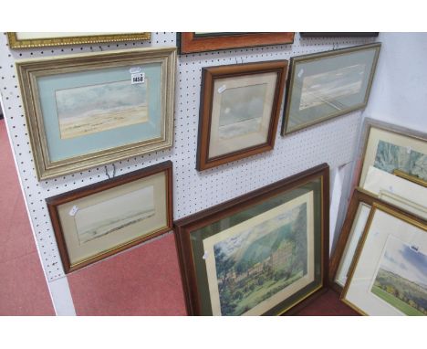 Nicholas Riggott 'English Summer, Chatsworth House; limited edition colour print of 700, signed, number 232. 31.5 x43cm. John