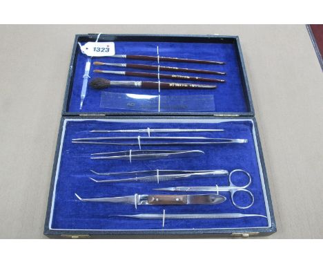 De Trey Dental Tools, (cased).