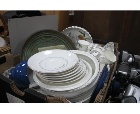 Royal Doulton 'Pastorale' Part Coffee Service, Denby tea cup-saucer, etc:- One Box.