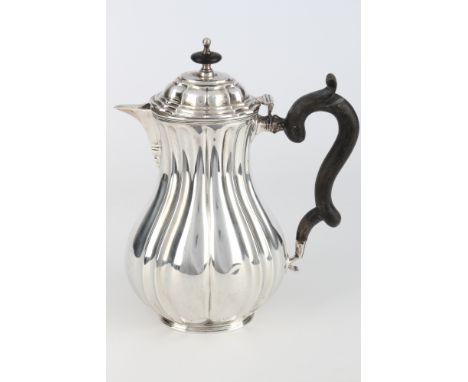 925 Silber Kaffeekanne Mappin &amp; Webb, sterling silver coffee pot,Silber, England Sheffield, gestempelt Sterling + Sheffie