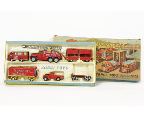 A Corgi no 23 gift set Chipperfield Circus, boxed