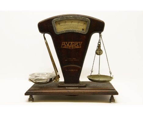 A set of Avery scales, 45cm high