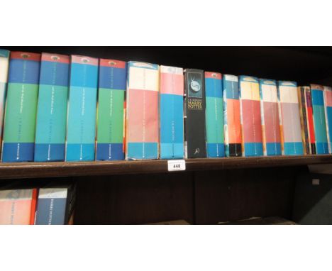 Box containing various Harry Potter books, many First Editions 