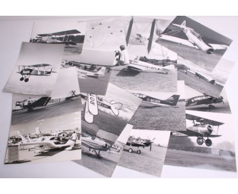 Collection of 100 Black & White Photographs of Military and Civilian Aircraft most show various aircraft from WW2 – 1980’s in