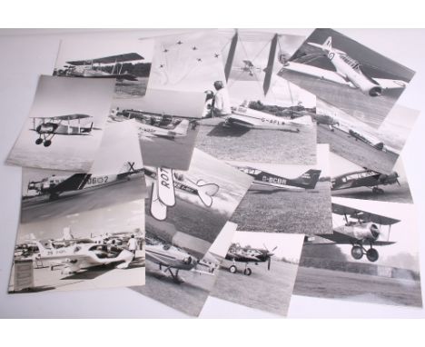 Collection of 100 Black & White Photographs of Military and Civilian Aircraft most show various aircraft from WW2 – 1980’s in