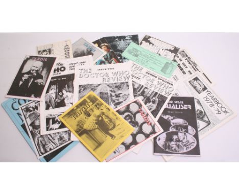 Doctor Who Fan Club Memorabilia, including a number of publications such as the Tardis, Flight Through Eternity, Time Space V