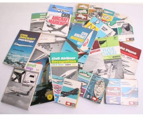 Quantity of Books Authored by John W R Taylor, including Civil Aircraft Markings 23rd edition, Civil Aircraft Markings 26th e