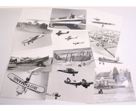 Collection of 80 Black & White Photographs of Military and Civilian Aircraft most show various aircraft from WW2 – 1980’s in 