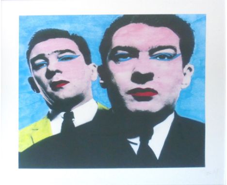 ADDY, 'The Krays', giclee print, hand signed and numbered in pencil, limited edition 22/25, printed on Hahnemuhle German etch