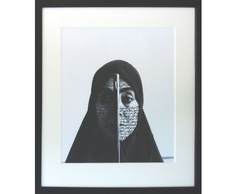 SHIRIN NESHAT, photo lithograph on glossy paper, 37cm x 29cm, framed and glazed.