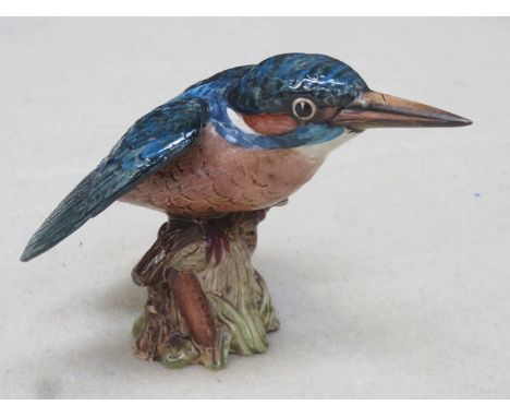 BESWICK GLAZED CERAMIC KINGFISHER, No 2371