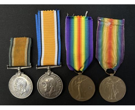 WW1 British War and Victory Medals, all singles: War Medals to 12094 Clp A Boyer, Royal Warwickshire Regt: M2-176789 Pte E At