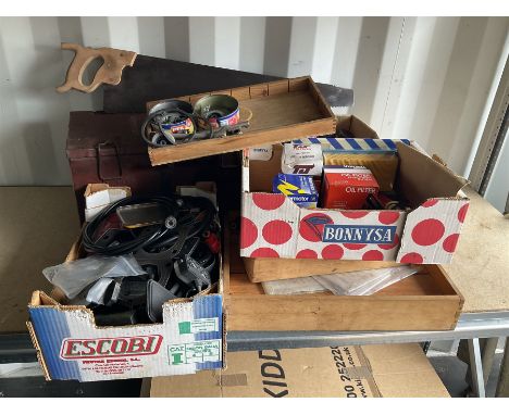 Tools, motorcycle parts, accessories and other 