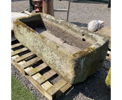 19th century large carved stone trough Dimensions: Height:&nbsp;42cm&nbsp; Length/Width:&nbsp;145cm&nbsp; Depth/Diameter:&nbs