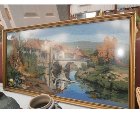 framed tapestry