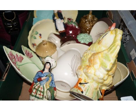 Good assortment of ceramics to include Carltonware. a Wade 'Auld Lang Syne figure etc 