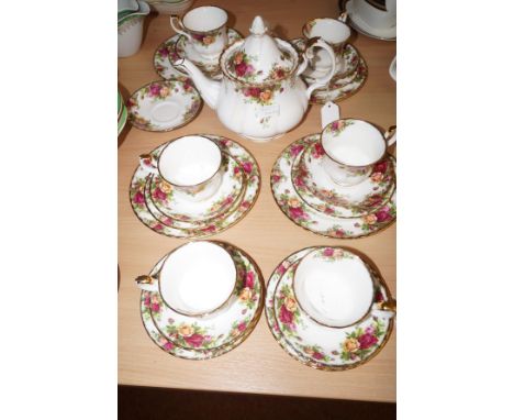 Royal Albert tea service seconds