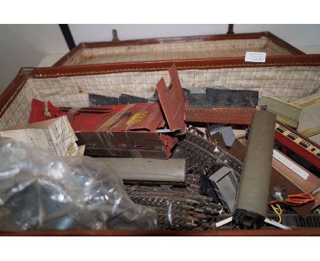 Case to include vintage rail track and carriages