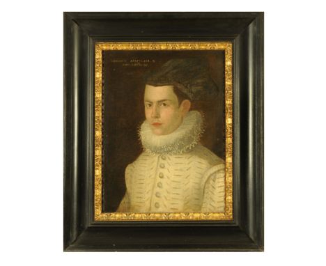 Oil painting on canvas copy of a portrait of Edward VI, 53 cm x 40 cm, framed (see illustration).