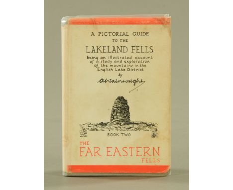 Alfred Wainwright (1907-1991), "A Pictorial Guide to the Lakeland Fells" first edition Book II.  CONDITION REPORT: This editi