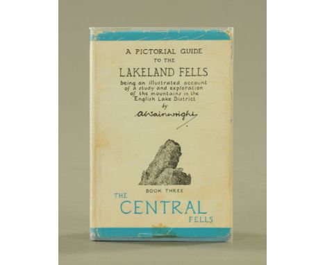 Alfred Wainwright (1907-1991), "A Pictorial Guide to the Lakeland Fells" first edition Book III.  CONDITION REPORT: The origi