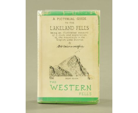 Alfred Wainwright (1907-1991), "A Pictorial Guide to the Lakeland Fells" first edition Book VII. CONDITION REPORT: The origin